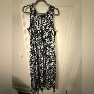 Floral Sleeveless Maxi Dress Banana Republic